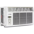 Commercial Cool Window Air Conditioner 8000 BTU, Cools Up to 350 Square Feet, AC Unit with Remote Control, 3 Cooling Speeds & Fan Only Function, White