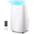 14,000 BTU Portable AC with Remote! Cools Rooms up to 700 Sq.Ft. 3 in 1 Function, Digital Display, 24H Timer, Installation Kit