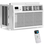 8,000 BTU Window Air Conditioner with Remote Control, Smart Window AC Unit with Dehumidifier, Fan, Energy Saving, for Home/Living Room