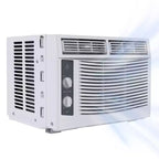 Climatiseur de fenêtre Garvee 5000 BTU avec commandes mécaniques et filtre réutilisable, blanc