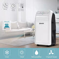 Ukoke USPC01W Smart WiFi Portable AC, 12,000 BTU, App & Remote Control, 4-in-1 Cool/Heat/Dehumidifier/Fan, for Rooms up to 400 Sq. Ft, White
