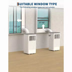 10,000 Btu Portable Air Conditioner with Heater For Room Up to 350 Sqft,3-In-1 Free Standing AC Unit With Fan & Dehumidifier, Sleep Mode, Auto Swing