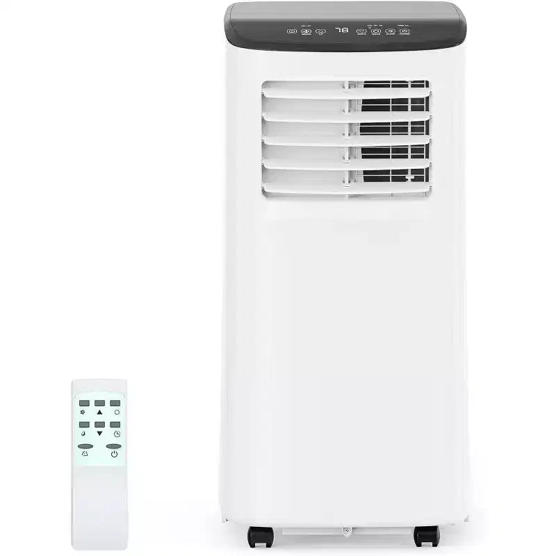 Garvee 8000 BTU Portable AC Unit 3-in-1 Cooling Fan Dehumidifier Remote Sleep Timer Window Kit for Rooms Up to 350 Sq Ft