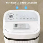 Climatiseur portable ZAFRO 12 000 BTU, refroidit des pièces jusqu'à 51 m², climatiseur portable avec fonctions Froid, Ventilateur, Déshumidificateur et Veille, Blanc