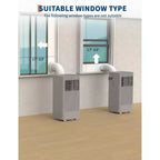 Climatiseur portable 8 000 BTU, jusqu'à 32,5 m², petit climatiseur 3-en-1 avec fonctions froid/ventilateur/déshumidificateur