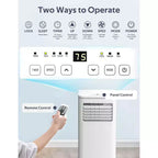 Climatiseurs portables ZAFRO 8 000 BTU, climatiseurs pour pièces jusqu'à 32,5 m², portables pour la maison/le bureau/les dortoirs, blanc