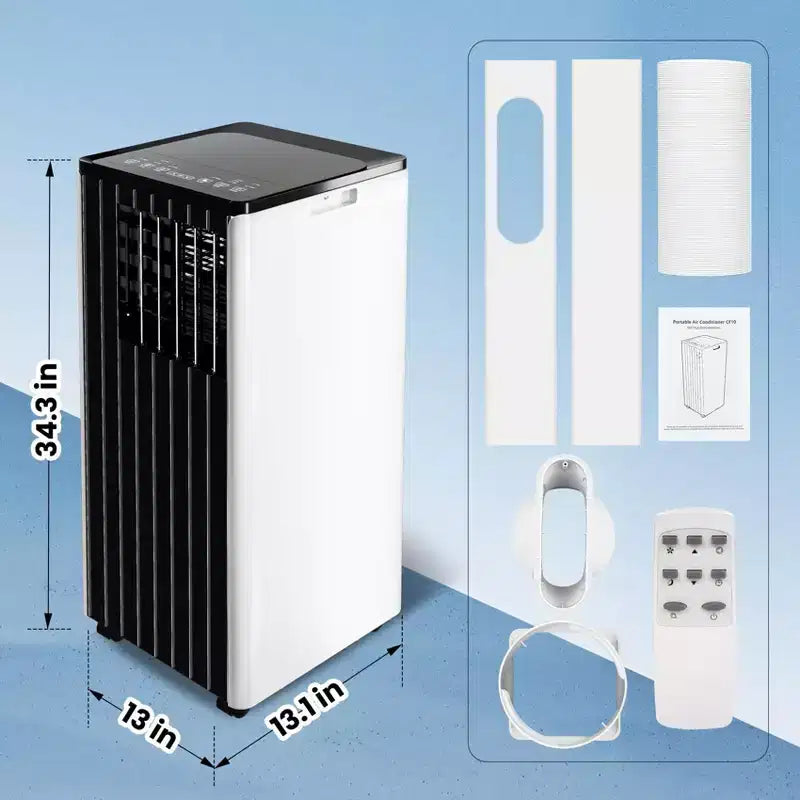 Climatiseurs portables 8000 BTU, unité de climatisation écoénergétique avec télécommande