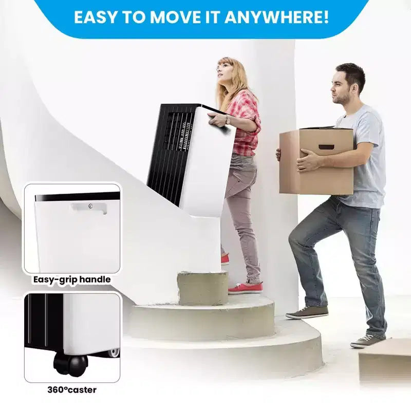 Climatiseurs portables 8000 BTU, unité de climatisation écoénergétique avec télécommande