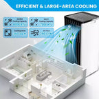 Climatiseurs portables 8000 BTU, unité de climatisation écoénergétique avec télécommande