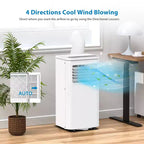 10000 Btu Portable Air Conditioners Cool Up to 450 Sq Ft, 3 In 1 Portable Ac Units for Rooms With Fan