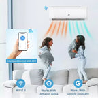 Climatiseur/chauffage mini-split 9000 BTU 18.5 SEER2 – Pompe à chaleur sans conduit
