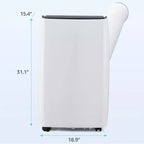 Air Conditioner, 12000BTUs Portable Air Conditioner With 24H Energy Save Timer