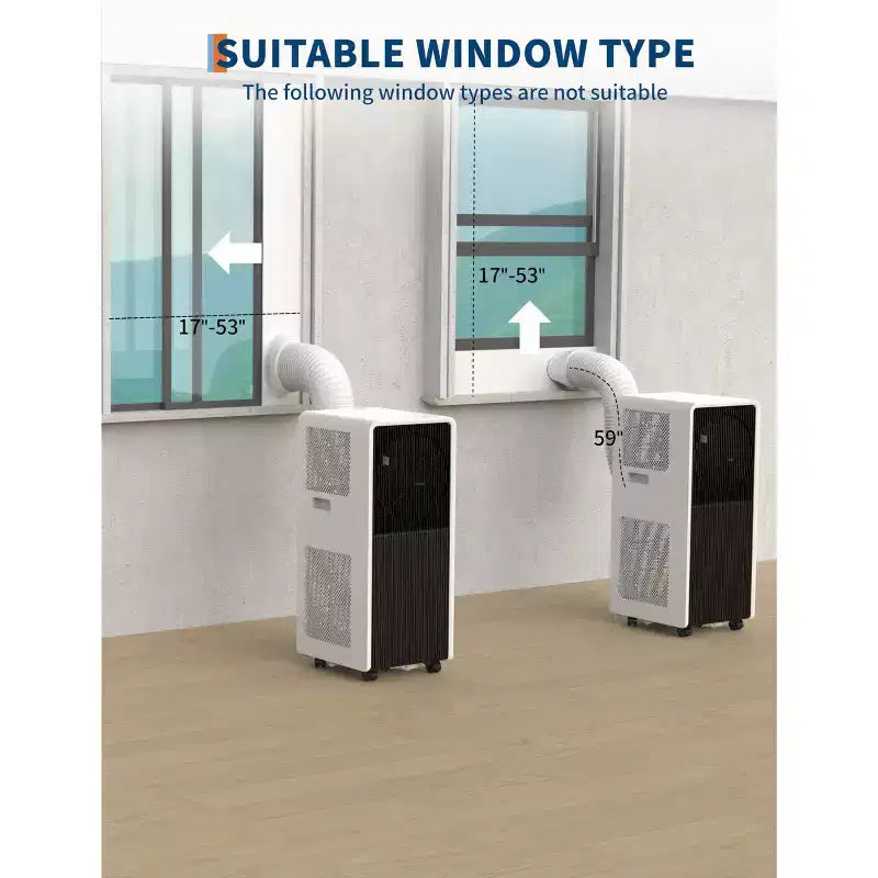 Climatiseur portable 14 000 BTU avec télécommande