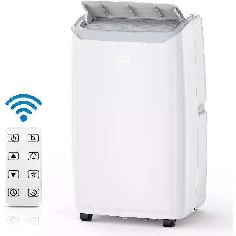 14,000 BTU 3-in-1 Portable Air Conditioner with Window Kit, Cools up to 750 Sq.Ft, 75-Pint Dehumidifier