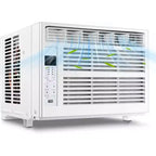 ZAFRO 6,000 BTU Small Window Air Conditioner Cool up to 250 Sq. Ft. with Ultra-Quiet, Compact-size, Washable Filter, Remote Control