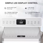 ZAFRO Remote Control&Window Kit, 3-in-1 AC Unit Built-in Dehumidifier,Fan Mode Portable Air Conditioner, white(8,000 BTU)