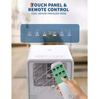 12,000 BTU Drainage-free Portable Air Conditioner for Indoor Rooms, 3-In-1 AC Unit for Bedroom 190-250 Sq.Ft