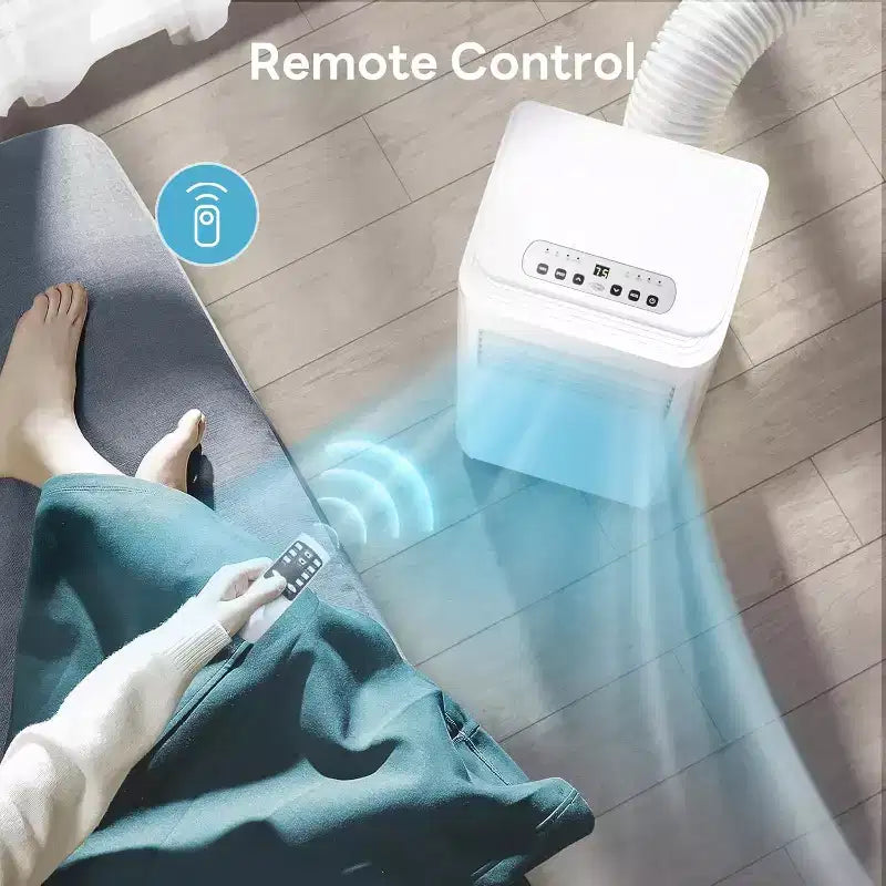 Climatiseurs portables ZAFRO pour chambre. Climatiseur portable silencieux avec fonctions de refroidissement, déshumidificateur, ventilateur, mode veille, télécommande