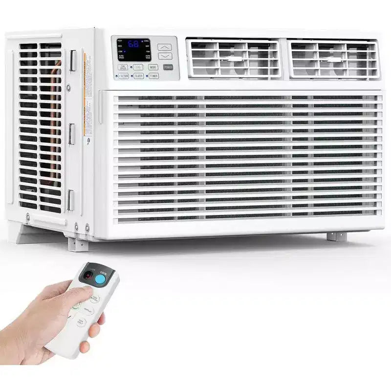 10,000 BTU Window Air Conditioner Cools up to 450 Sq.ft, Remote Control, 6 in 1 Energy Saving Air Conditioner Window Unit, Easy to Install