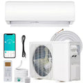 12,000 BTU Ductless Mini Split AC System, 20 SEER2 R45 Series Wifi Enabled Ductless AC Cool Up to 750 Sq. Ft, Complete Installation Kit, 208V/230V