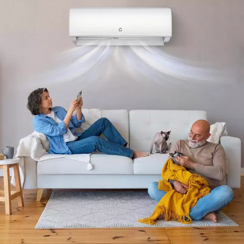9000 BTU Mini Split Air Conditioner, Wifi Enabled 20 SEER2 230V Ductless AC Unit Cool up to 450 Sq. Ft, Inverter Ductless Air Conditioner,White