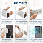 8,000 BTU Portable Air Conditioner, 4-In-1 Portable AC Units for Rooms with Fan, Dehumidifier, Cools Up to 350 Sq.Ft. Room Air Conditioner
