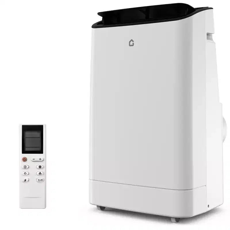 14,000 BTU Portable AC - 4-in-1 Cooling for 750 Sq.Ft, Quiet with Remote & Window Ki