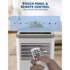 Climatiseur portable 8 000 BTU, unité de climatisation portable pour chambre jusqu'à 32,5 m², refroidissement, déshumidificateur, climatiseur sur pied, minuterie 24h