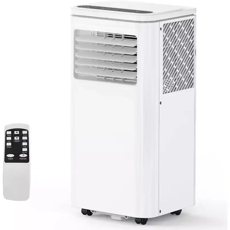 8,000 BTUs Portable Air Conditioner with Cooling, Dehumidifier, Fan 3-In-1, LED Display, 24-HTimer, DOE SACC 5000BTU High Efficiency Cooling