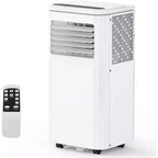 8,000 BTUs Portable Air Conditioner with Cooling, Dehumidifier, Fan 3-In-1, LED Display, 24-HTimer, DOE SACC 5000BTU High Efficiency Cooling