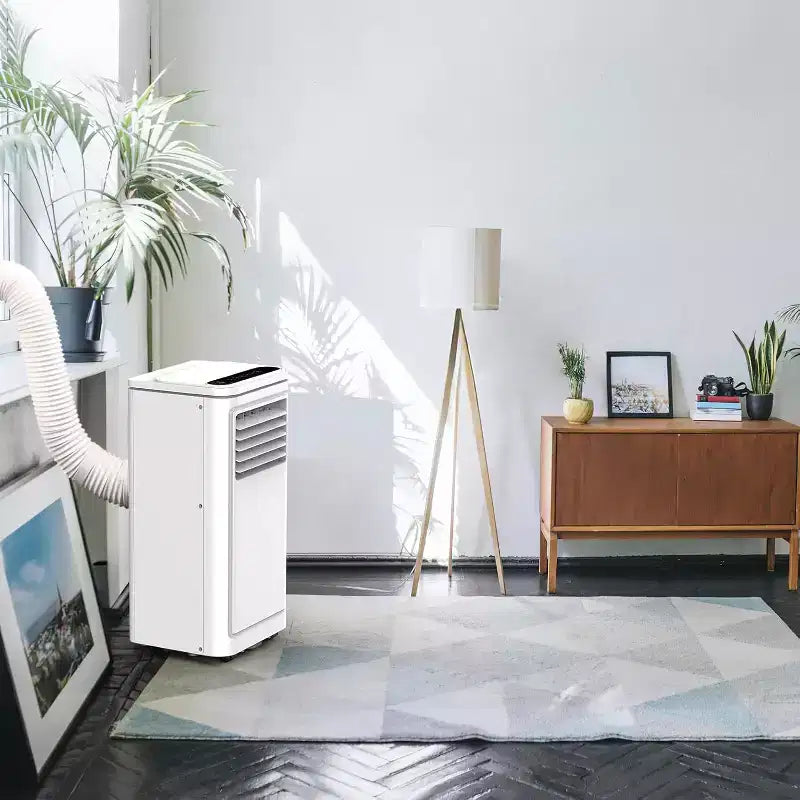 Climatiseur portable ZAFRO, Climatiseur avec fonctions de refroidissement, de ventilation, de déshumidification, mode veille, 55 dB, refroidit jusqu'à 42 m²