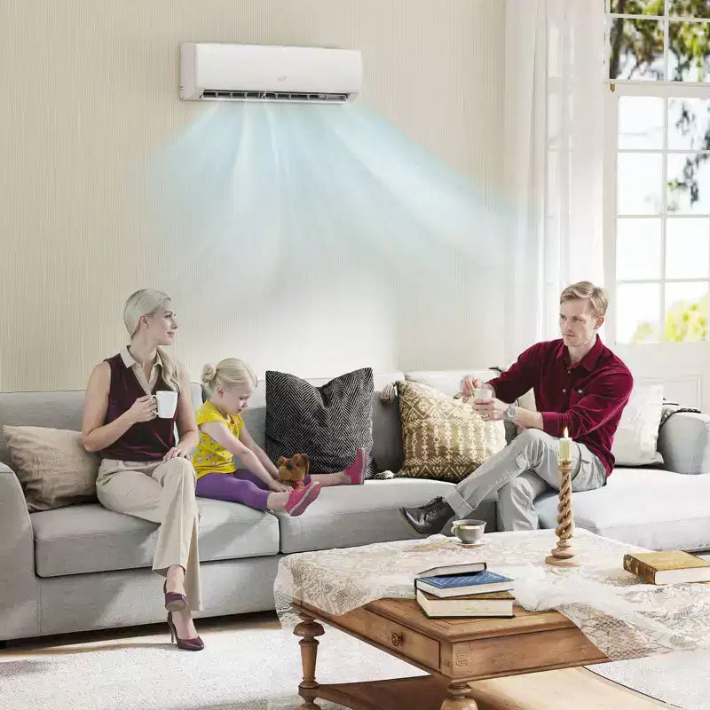 Climatiseur et Chauffage Mini Split connecté Wi-Fi Costway 11500/11500/17000/23000 BTU, compatible Alexa