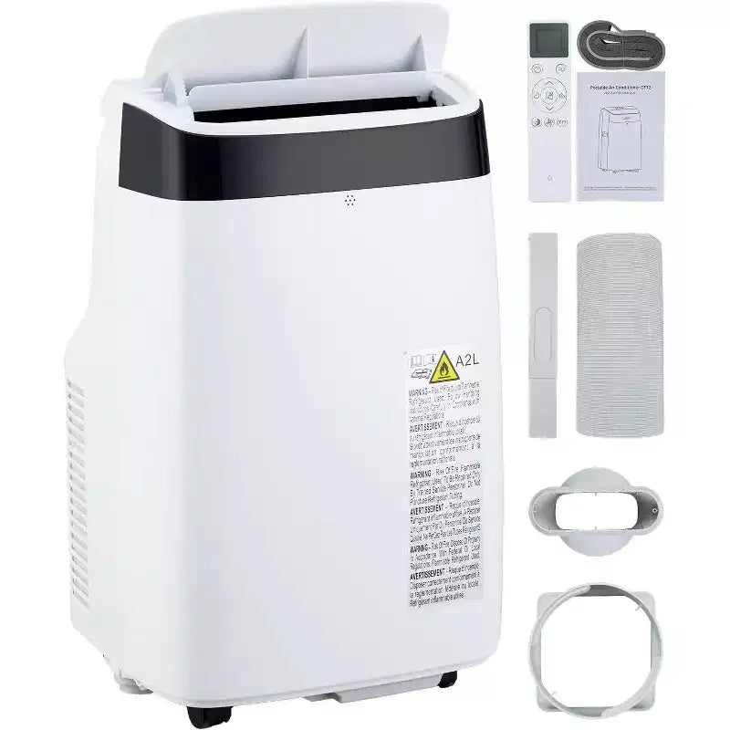 Acekool 10000 BTU Portable Air Conditioner, 3-in-1 AC with Fan & Dehumidifier, Remote, 3 Speeds, 24H Timer, Cools Rooms Up to 450 Sq.Ft, Easy Install