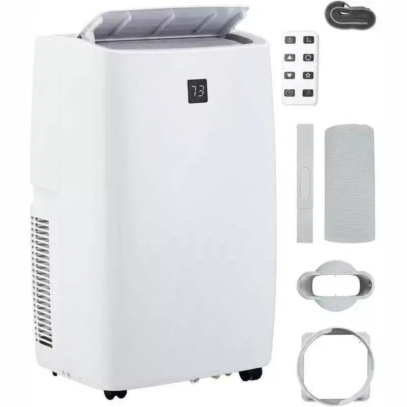 Acekool 14000 BTU Portable Air Conditioner, 3-in-1 Quiet AC with Dehumidifier & Fan, Remote, Timer, Cools Up to 750 Sq.Ft, Easy Install, Mobility