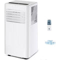 Acekool 10,000 BTU Portable Air Conditioner, 3-in-1 AC, Dehumidifier, Fan, Cools 560 Sq Ft, Remote, LED Display, 24H Timer, Wheels, White