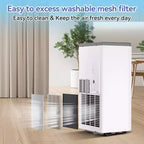 10000 BTU Portable Air Conditioner with Wheels, Portable AC Unit with Remote, Indoor Air Conditioner for Room 560 SQ.FT, Cooling/Fan/Dry Modes