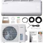 AMERLIFE Mini Split Air Conditioner Heat Pump, Energy Star Inverter AC with Wi-Fi Smart Control