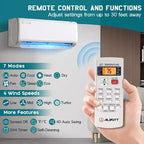 AMERLIFE Mini Split Air Conditioner Heat Pump, Energy Star Inverter AC with Wi-Fi Smart Control