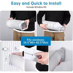 Climatiseur portable Acekool 8 000 BTU, 3-en-1 CA avec ventilateur et déshumidificateur, mode veille, refroidit des pièces jusqu'à 23 m²