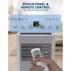 Quiet 7,000 BTU Portable Air Conditioner, 3-in-1 AC/Fan/Dehumidifier with Remote, 24H Timer & Sleep Mode, Cools Rooms up to 450 Sq.Ft