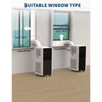 14,000 BTU Drainage-free Portable Air Conditioner for Indoor Rooms, 3 in-1 AC Unit for Bedroom 225-300 Sq.Ft