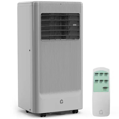 10000 BTU Portable Air Conditioner, Quiet 3 in-1 Cooling Unit for Rooms Up to 450 Sq.Ft, Includes Dehumidifier & Fan Modes