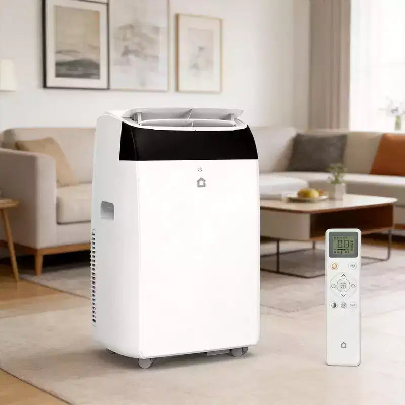 GustoWave 12000 BTU Portable Air Conditioner, 3-IN-1 Smart AC Units with Remote Control for Rooms up to 550 Sq.ft