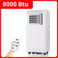 GustoWave 8000 BTU 3-In-1 Unit Portable Air Conditioner for Rooms Up to 350 Sq.Ft. with Fast Cooling, Dehumidifier