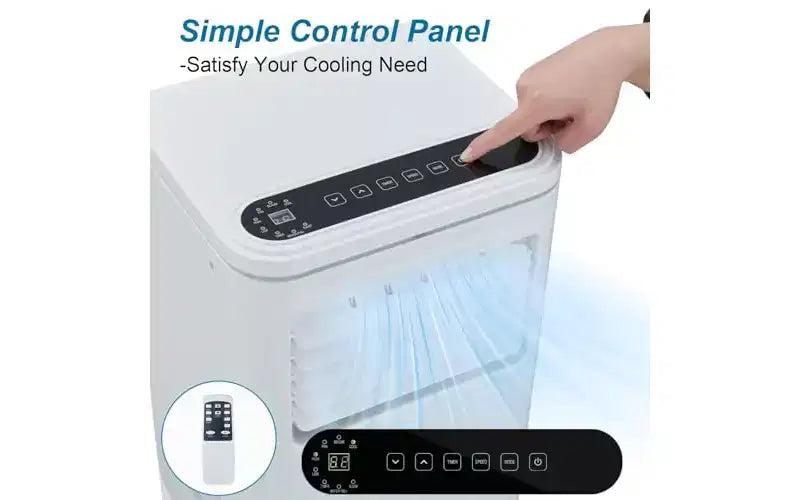 8,000/10000 BTU 3-in-1 Portable Air Conditioner - Cools Up to 450 Sq.Ft, Quiet Operation, Washable Filter, R32 Eco-Friendly