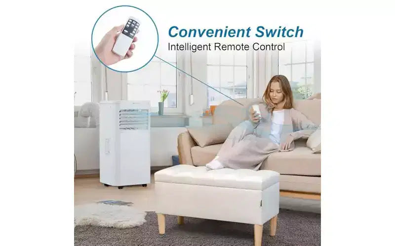 8,000/10000 BTU 3-in-1 Portable Air Conditioner - Cools Up to 450 Sq.Ft, Quiet Operation, Washable Filter, R32 Eco-Friendly