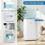 Costway 15000 BTU Inverter Portable Air Conditioner with Fan, Dehumidifier, Auto Swing