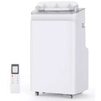 Acekool 12000 BTU 3-in-1 Portable Air Conditioner, Cools 550 Sq.Ft, Remote, Auto Swing & Timer, White