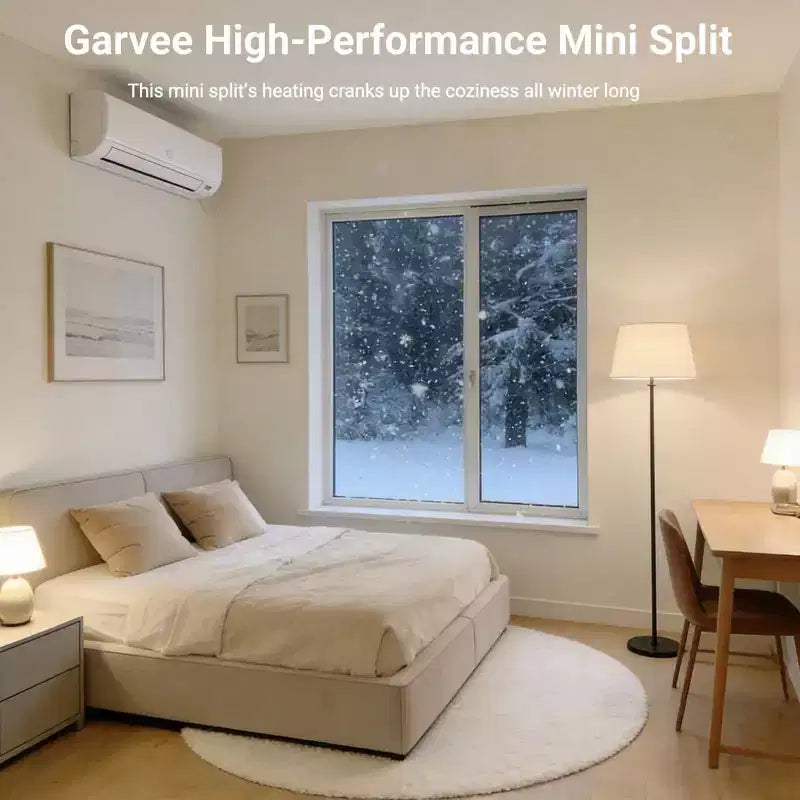 Acekool 17000 BTU Mini Split Air Conditioner Heater, WiFi Inverter Heat Pump, Ductless AC 230V, Cools Heats 1250 Sq.Ft, White