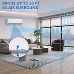 Acekool 18000 BTU 19 SEER2 Mini Split AC Air Conditioner Heat Pump, Inverter 230V, R32, White, With Installation Kits